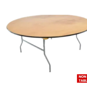 Wood Round Table